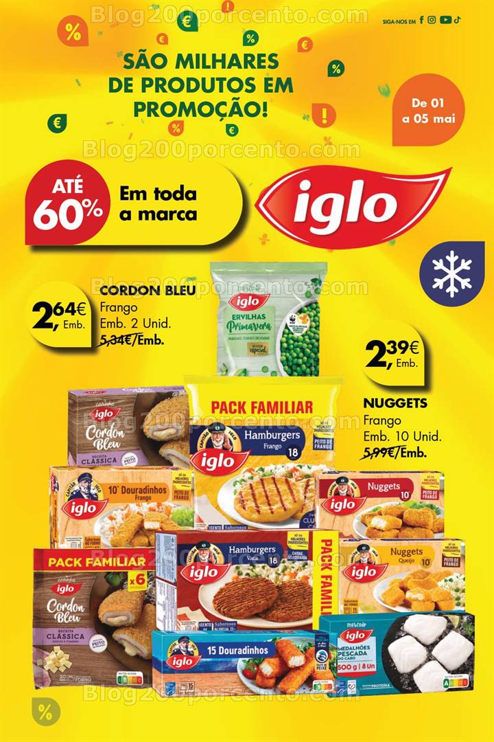 Antevisão Folheto PINGO DOCE Promoções Fim de Semana - 1 de maio a 5 de maio