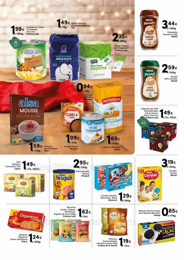 Antevisão Folheto A NOSSA LOJA Promoções de 25 novembro a 8 dezembro