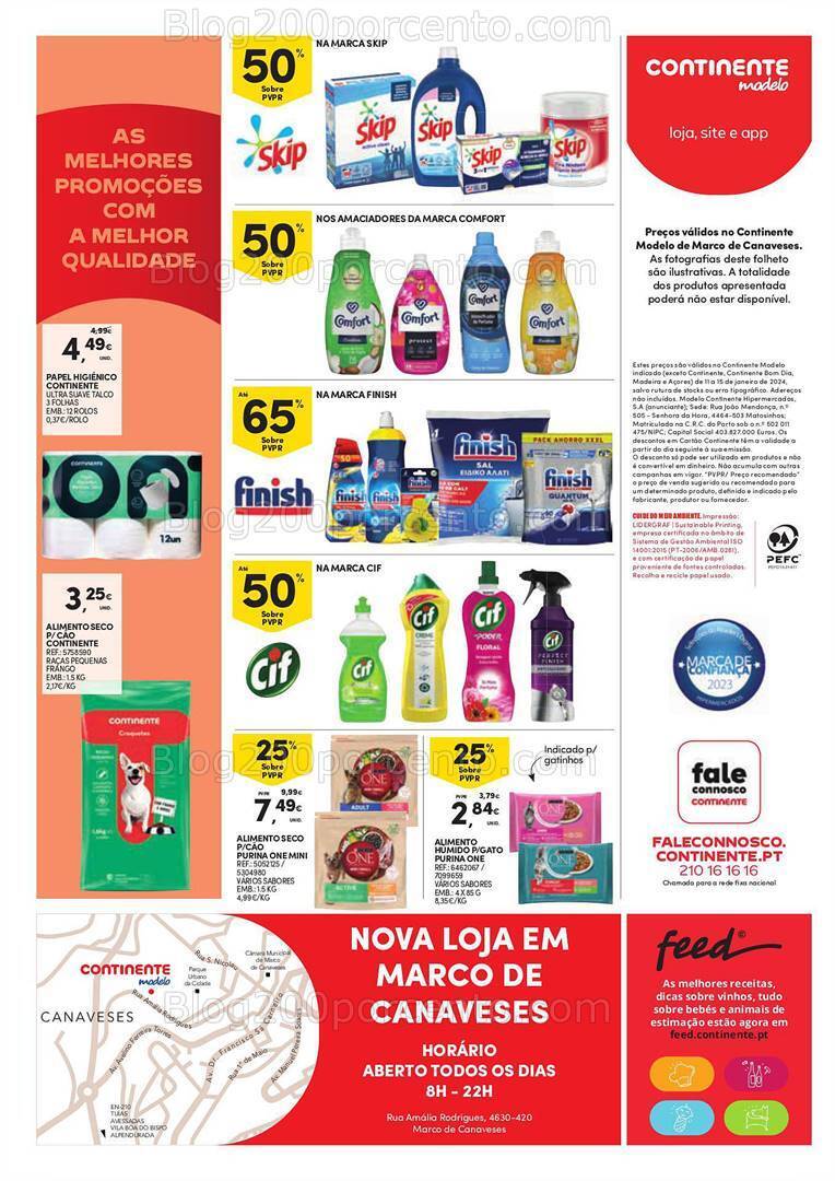 Antevisão Folheto CONTINENTE Abertura Marco de Canavezes Promoções de 11 a 15 janeiro