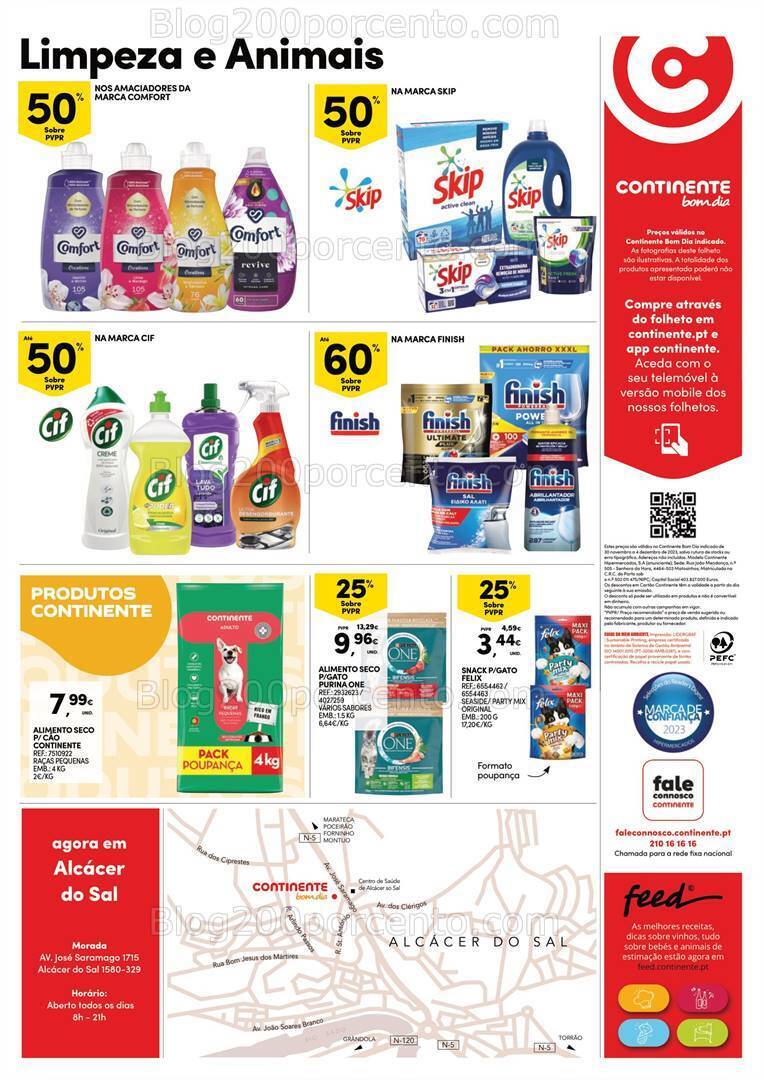 Antevisão Folheto CONTINENTE Abertura Alcácer do Sal - 30 novembro a 4 dezembro