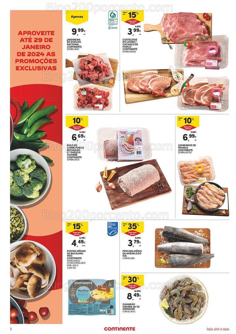 Antevisão Folheto CONTINENTE Abertura Pevidém Promoções de 25 a 29 janeiro