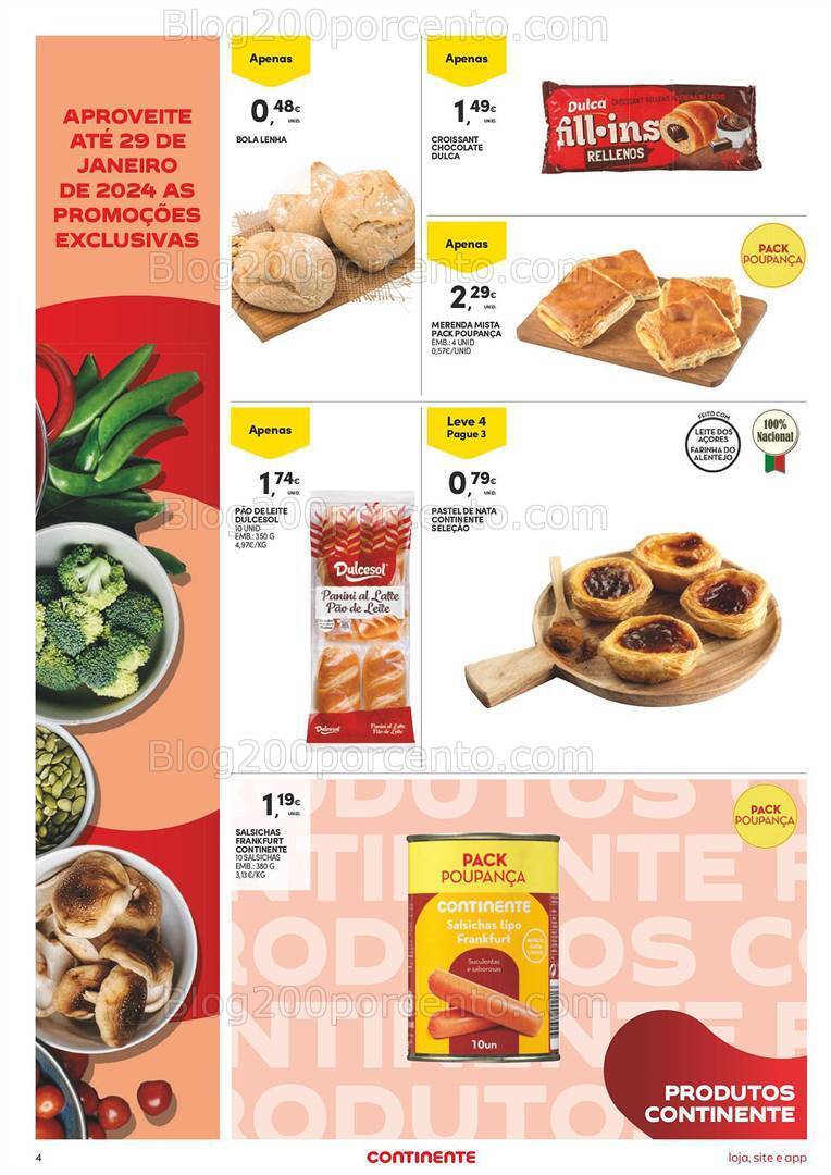 Antevisão Folheto CONTINENTE Abertura Pevidém Promoções de 25 a 29 janeiro