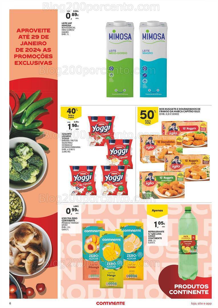 Antevisão Folheto CONTINENTE Abertura Pevidém Promoções de 25 a 29 janeiro