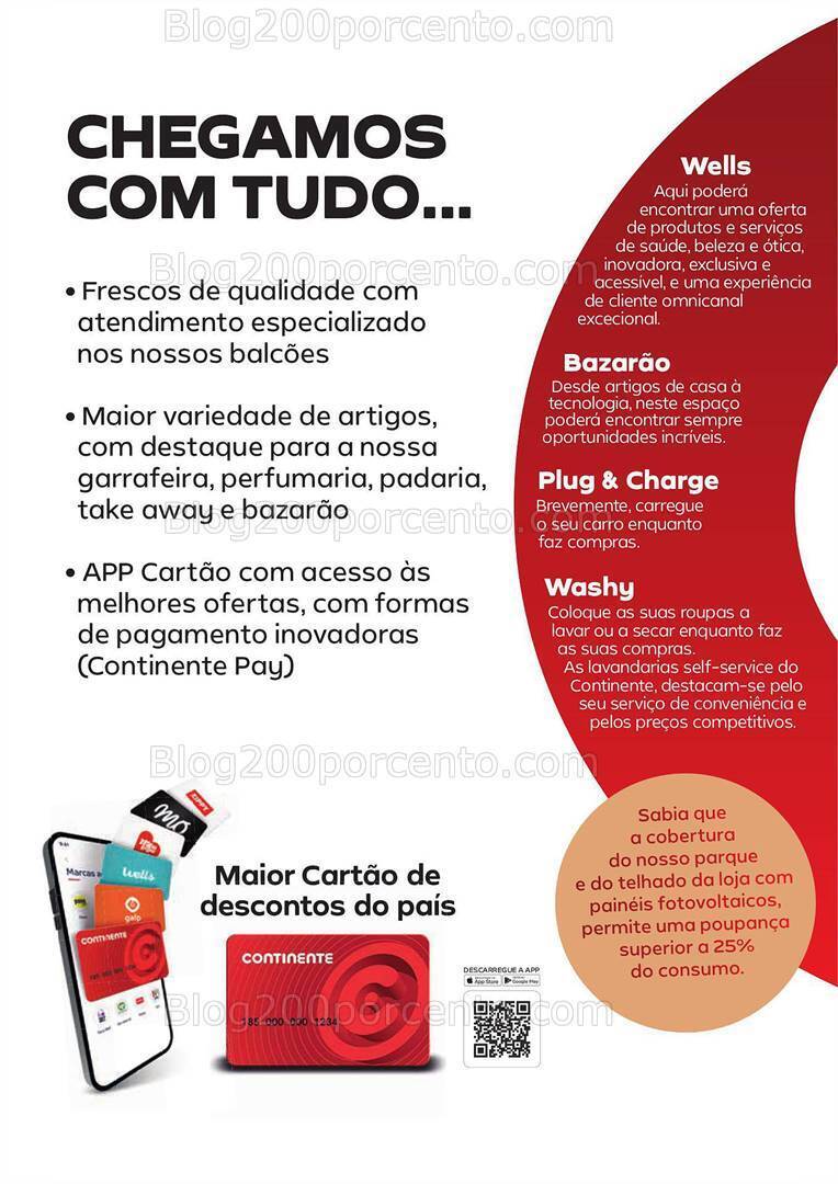 Antevisão Folheto CONTINENTE Aberturas Leça da Palmeira Promoções de 8 a 12 fevereiro