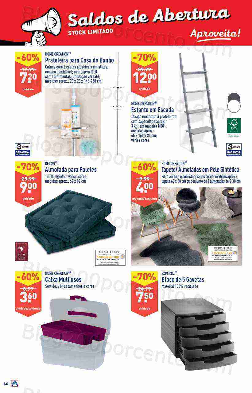 Antevisão Folheto ALDI Saldos Abertura Montijo Promoções de 19 a 25 abril