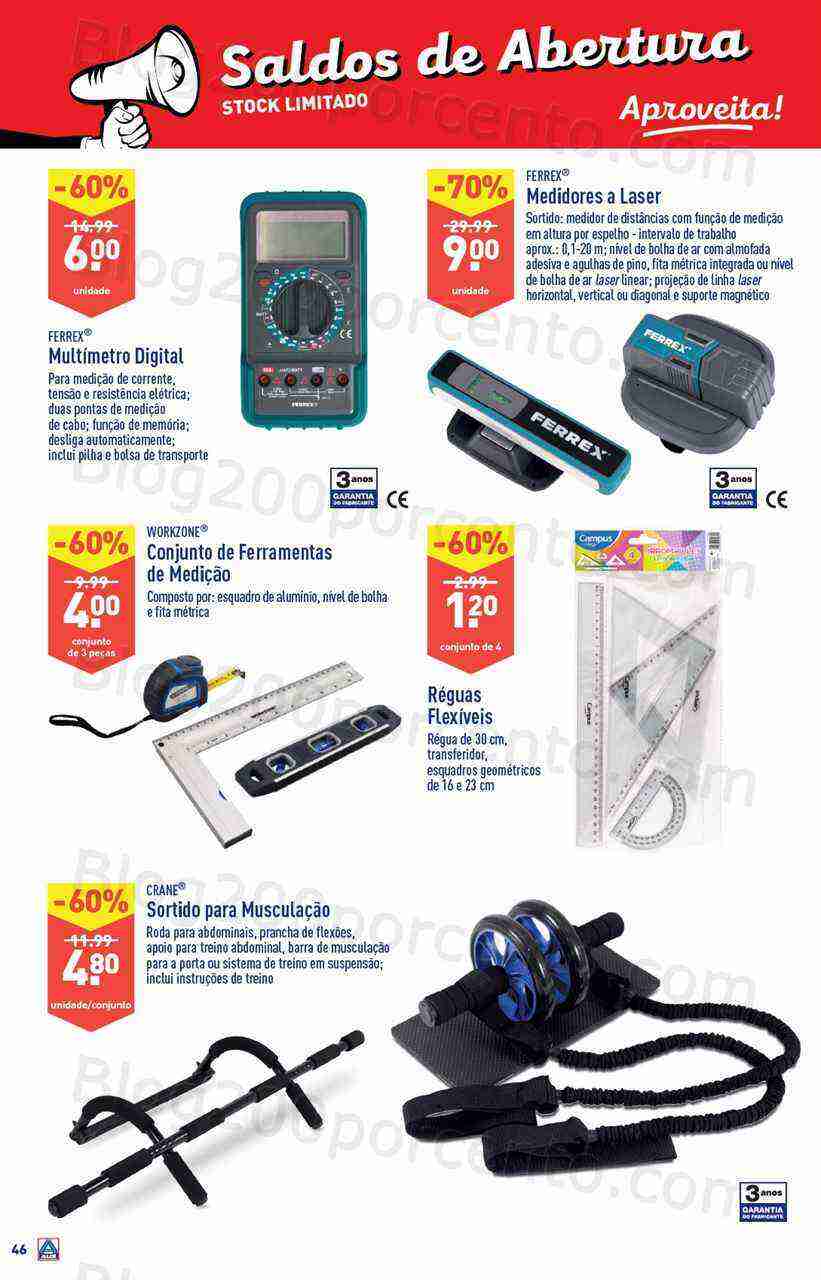 Antevisão Folheto ALDI Saldos Abertura Montijo Promoções de 19 a 25 abril