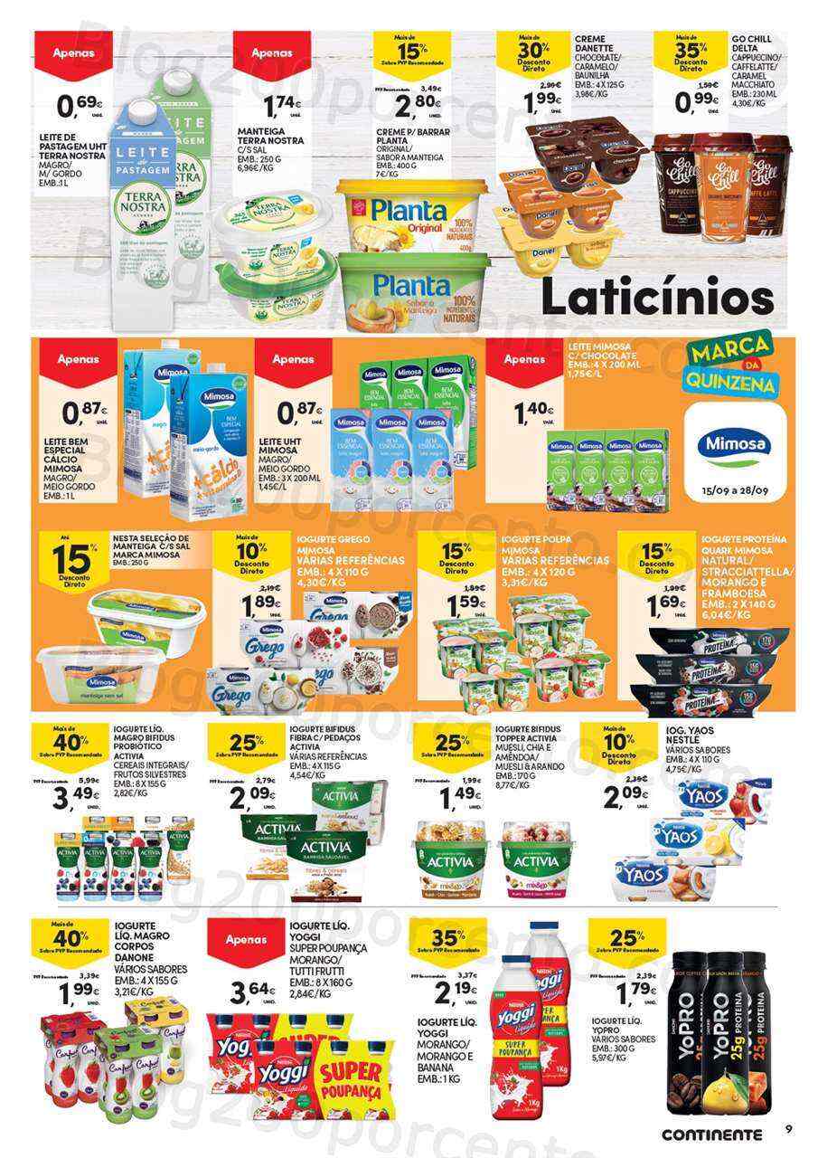 Antevisão Folheto CONTINENTE Açores Promoções de 15 a 28 setembro