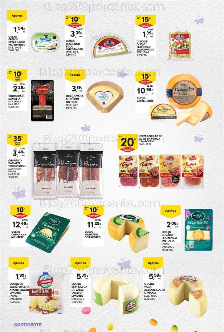 Antevisão Folheto CONTINENTE Açores Páscoa Promoções de 12 a 31 março