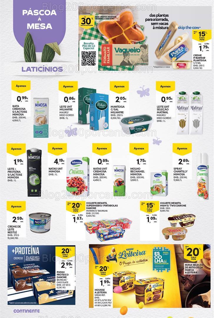 Antevisão Folheto CONTINENTE Açores Páscoa Promoções de 12 a 31 março