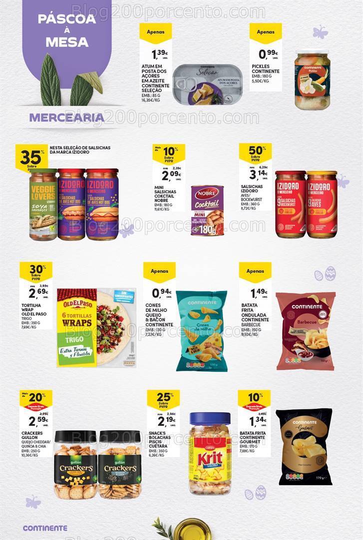 Antevisão Folheto CONTINENTE Açores Páscoa Promoções de 12 a 31 março