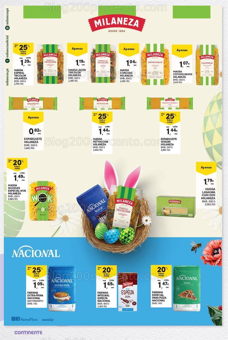 Antevisão Folheto CONTINENTE Açores Páscoa Promoções de 12 a 31 março