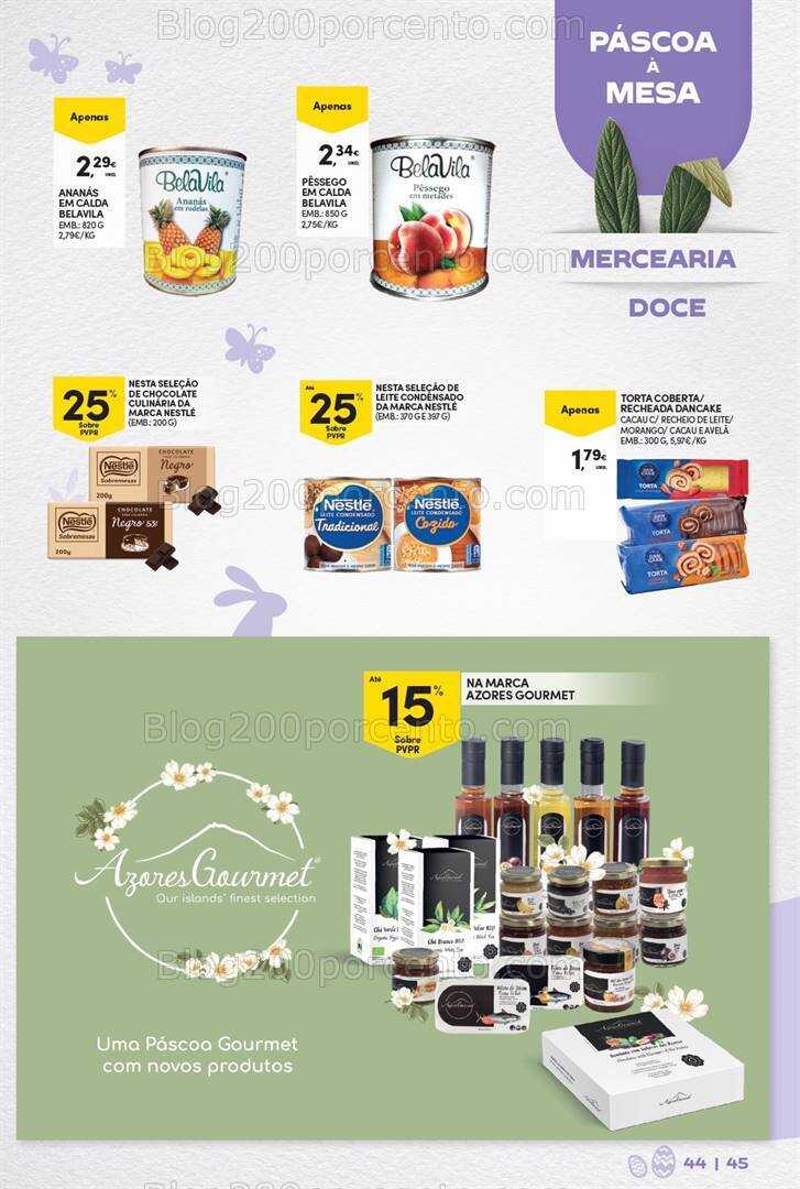 Antevisão Folheto CONTINENTE Açores Páscoa Promoções de 12 a 31 março