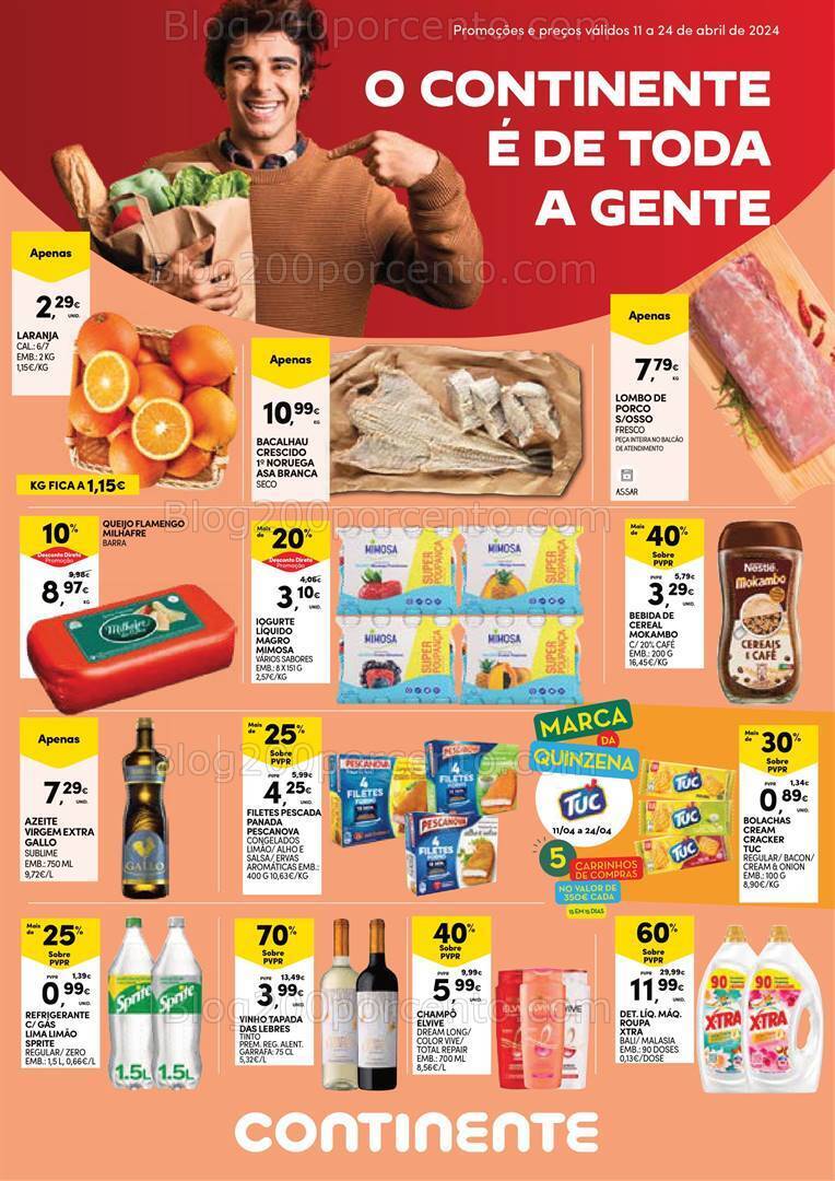 Antevisão Folheto CONTINENTE Açores Promoções de 11 a 24 abril