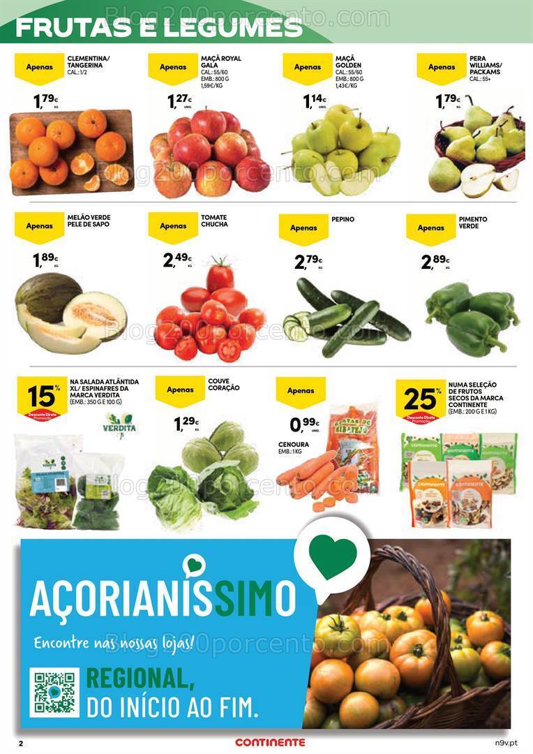 Antevisão Folheto CONTINENTE Açores Promoções de 11 a 24 abril