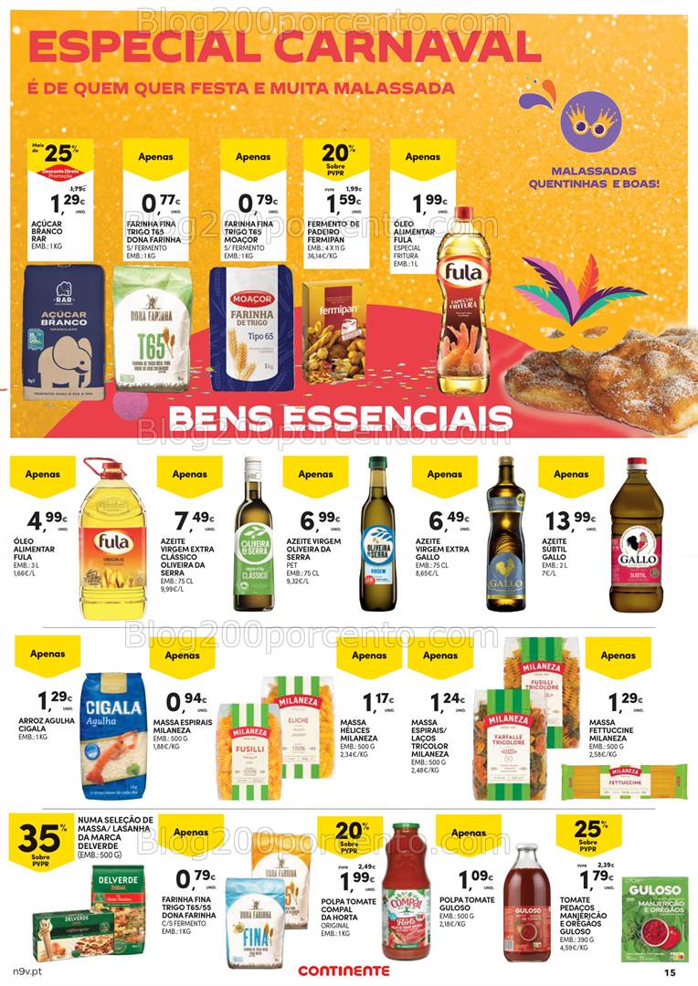 Antevisão Folheto CONTINENTE Açores Promoções de 20 fevereiro a 5 março