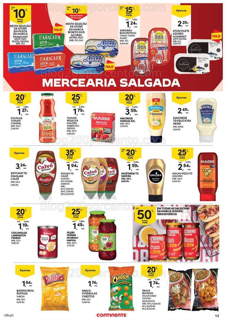 Antevisão Folheto CONTINENTE Açores Promoções de 28 setembro a 11 outubro