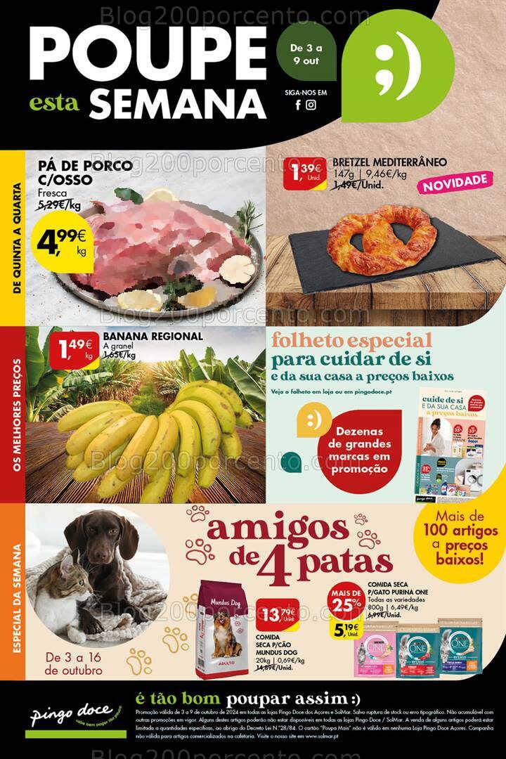 Antevisão Folheto PINGO DOCE Açores Promoções de 3 a 9 outubro