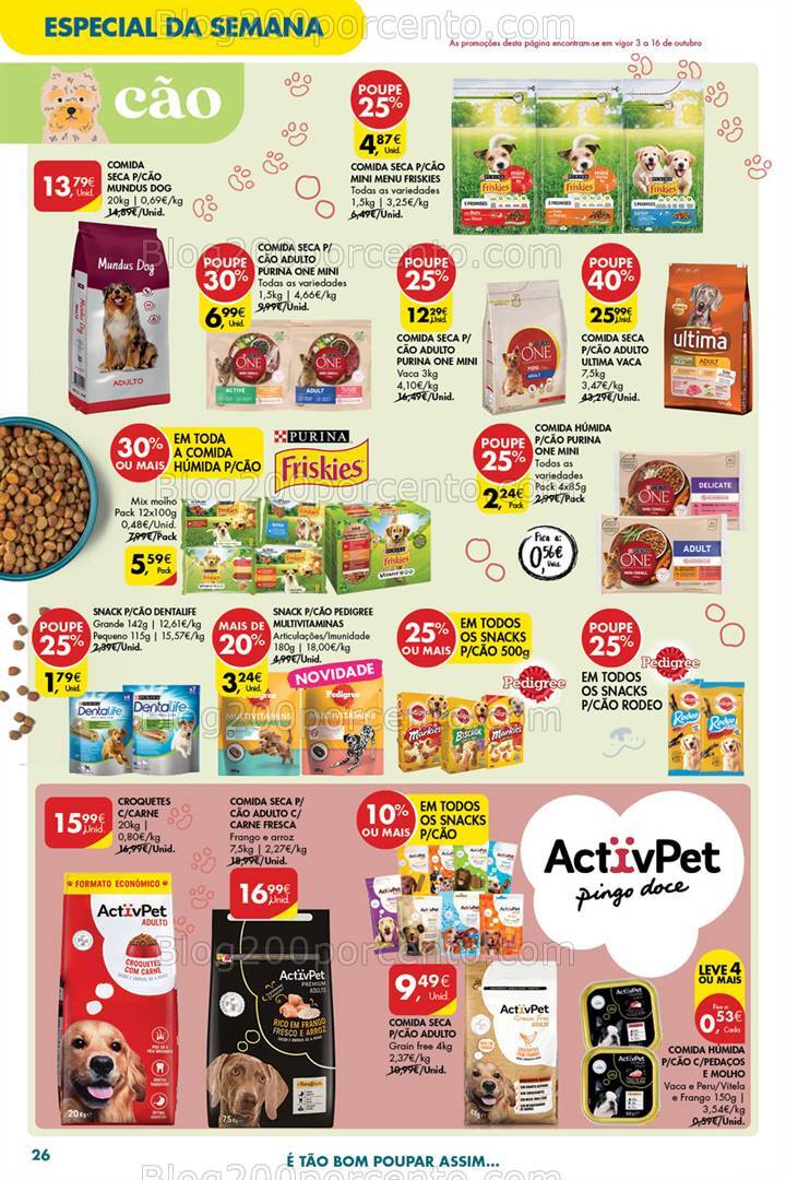 Antevisão Folheto PINGO DOCE Açores Promoções de 3 a 9 outubro