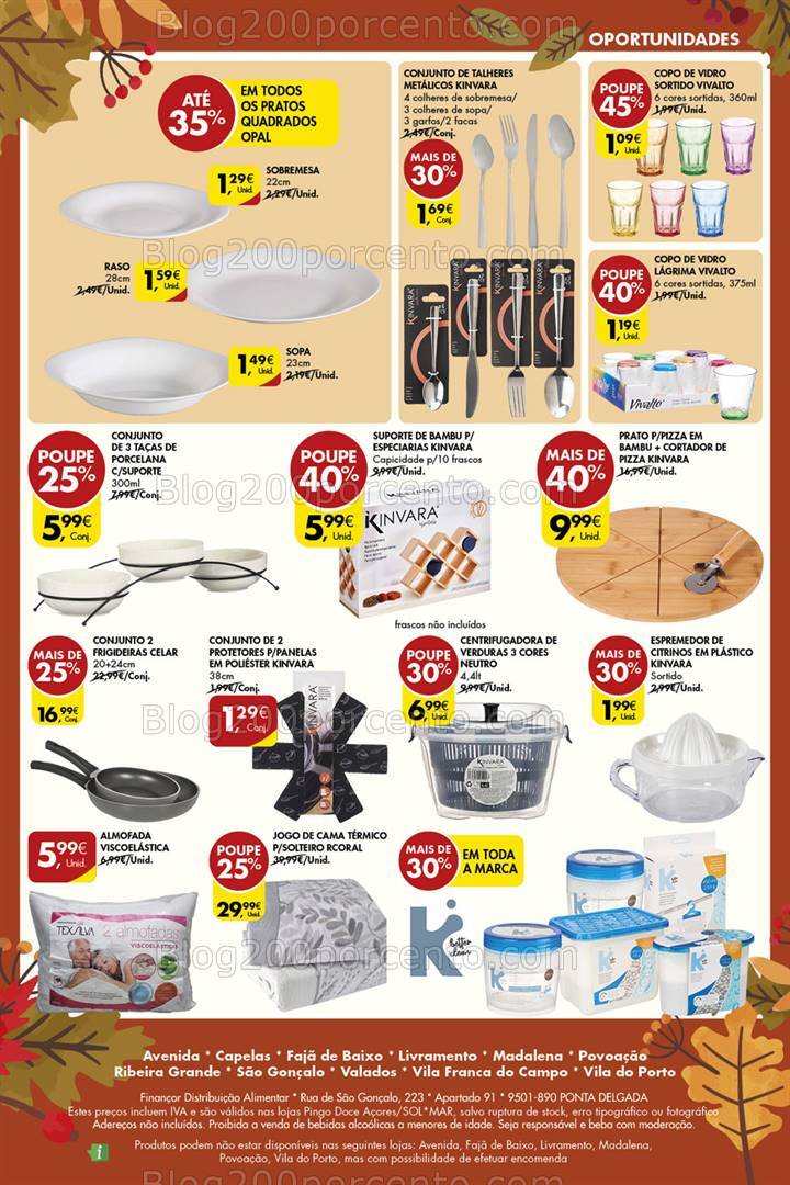 Antevisão Folheto PINGO DOCE Açores Promoções de 3 a 9 outubro