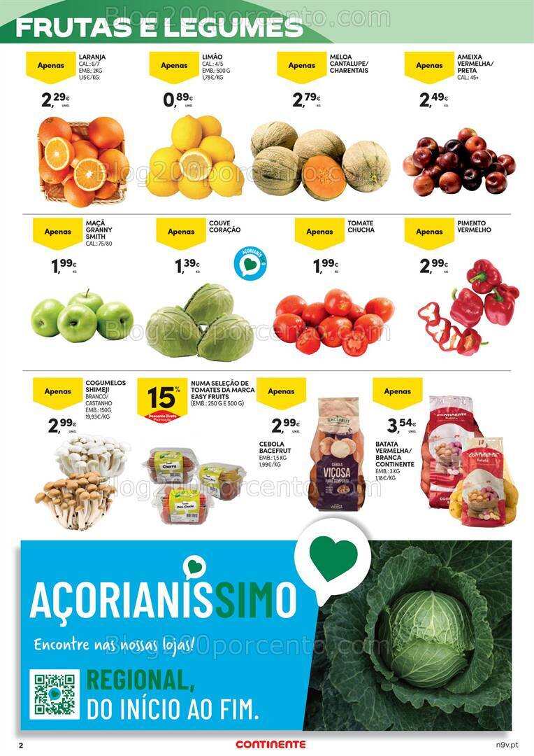 Antevisão Folheto CONTINENTE Açores Promoções de 4 a 17 julho