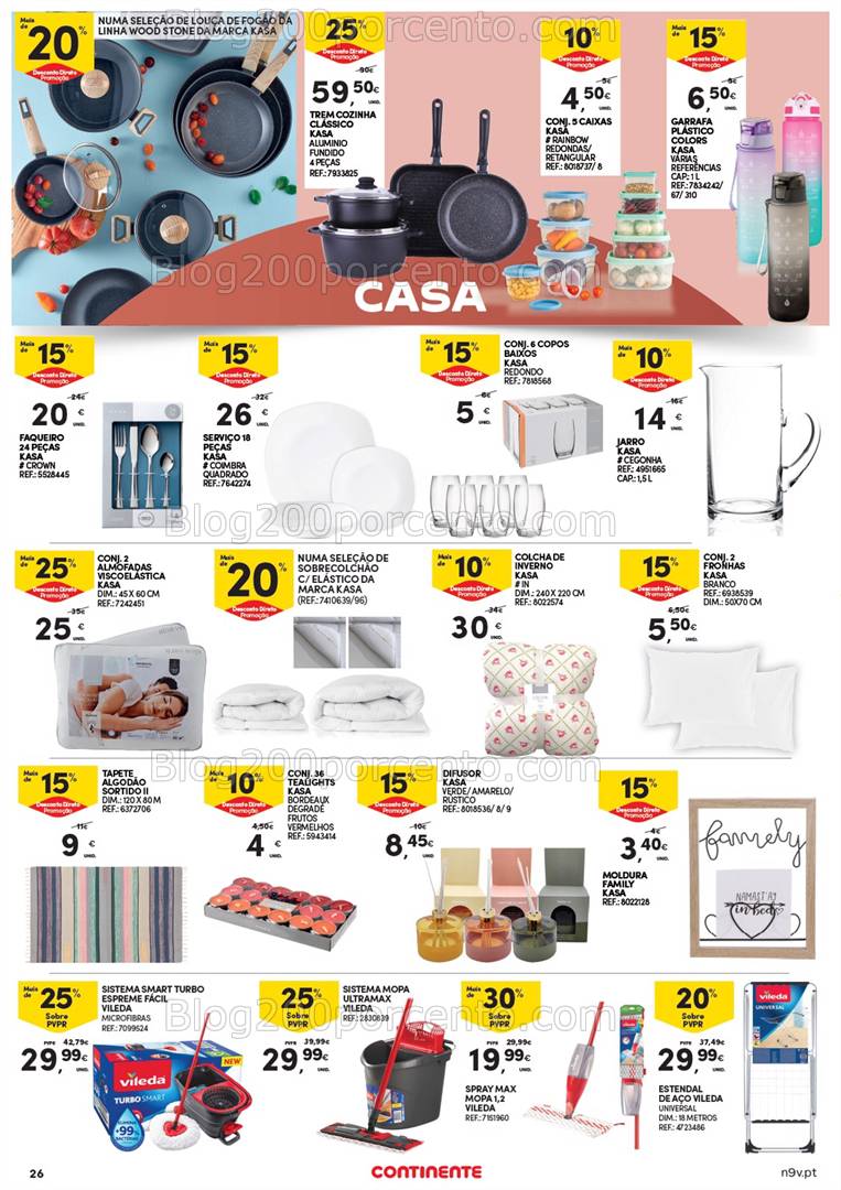 Antevisão Folheto CONTINENTE Bazar Açores Promoções de 6 a 19 fevereiro