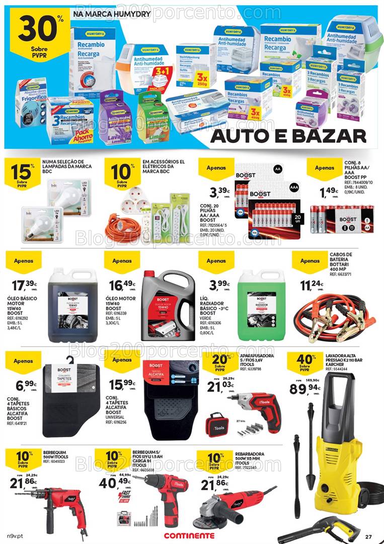 Antevisão Folheto CONTINENTE Bazar Açores Promoções de 6 a 19 fevereiro