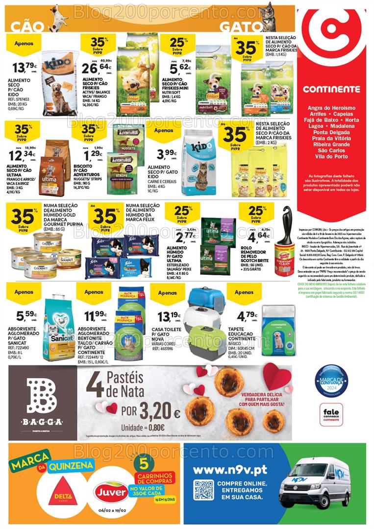 Antevisão Folheto CONTINENTE Açores Promoções de 6 a 19 fevereiro