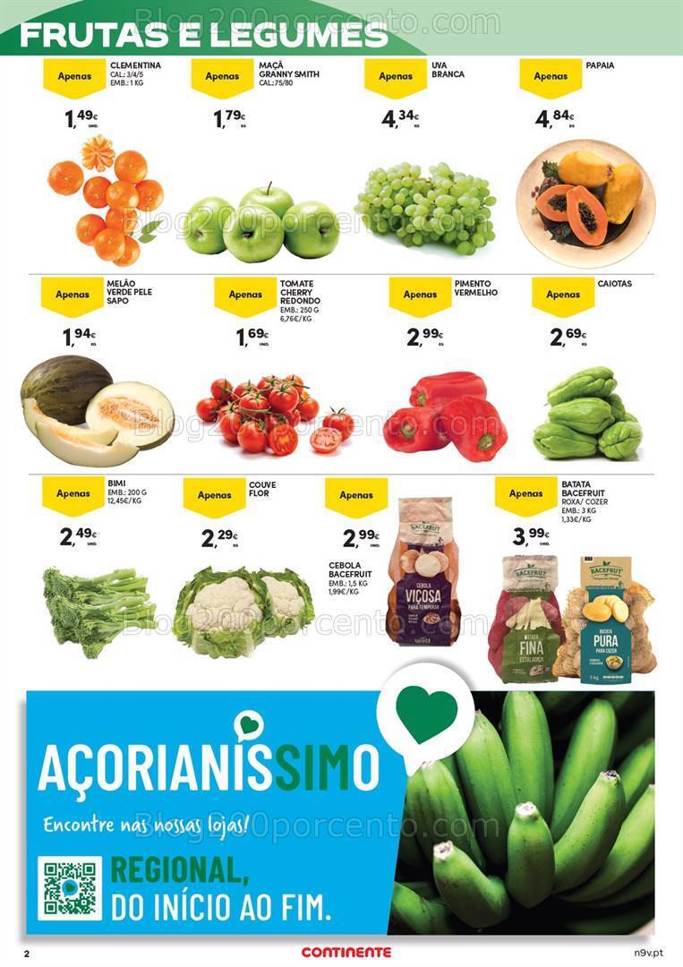 Antevisão Folheto CONTINENTE Açores Promoções de 23 maio a 5 junho