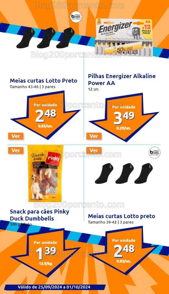 Antevisão Folheto ACTION Promoções de 25 setembro a 1 outubro