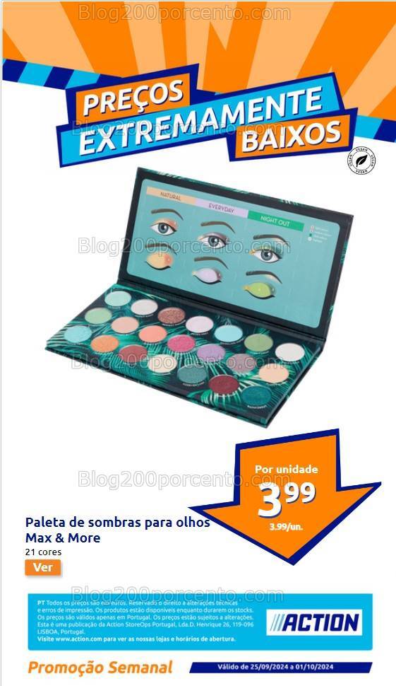 Antevisão Folheto ACTION Promoções de 25 setembro a 1 outubro