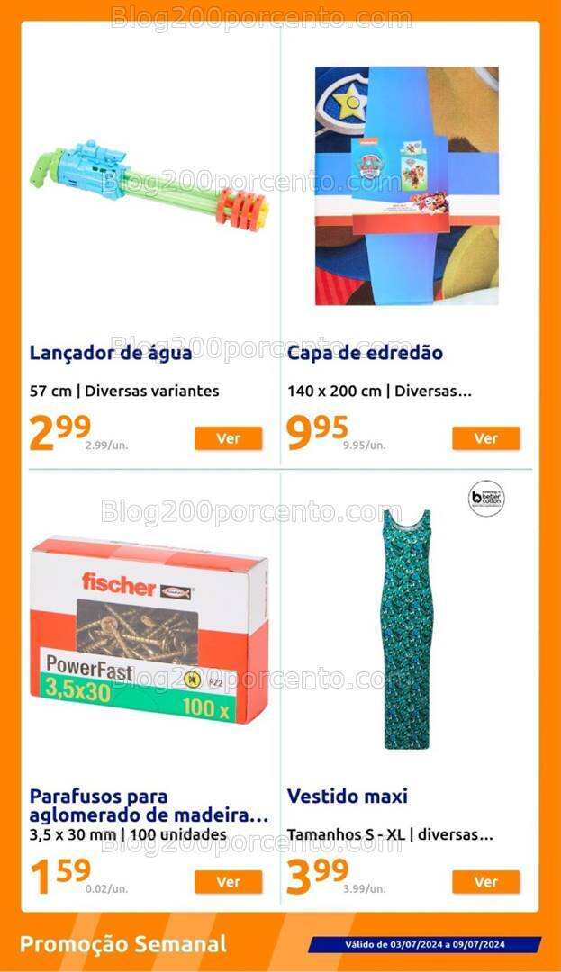 Antevisão Folheto ACTION Promoções de 3 a 9 julho