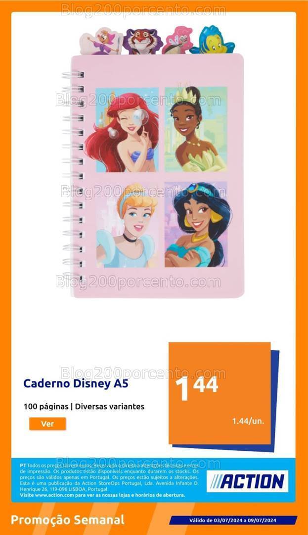 Antevisão Folheto ACTION Promoções de 3 a 9 julho
