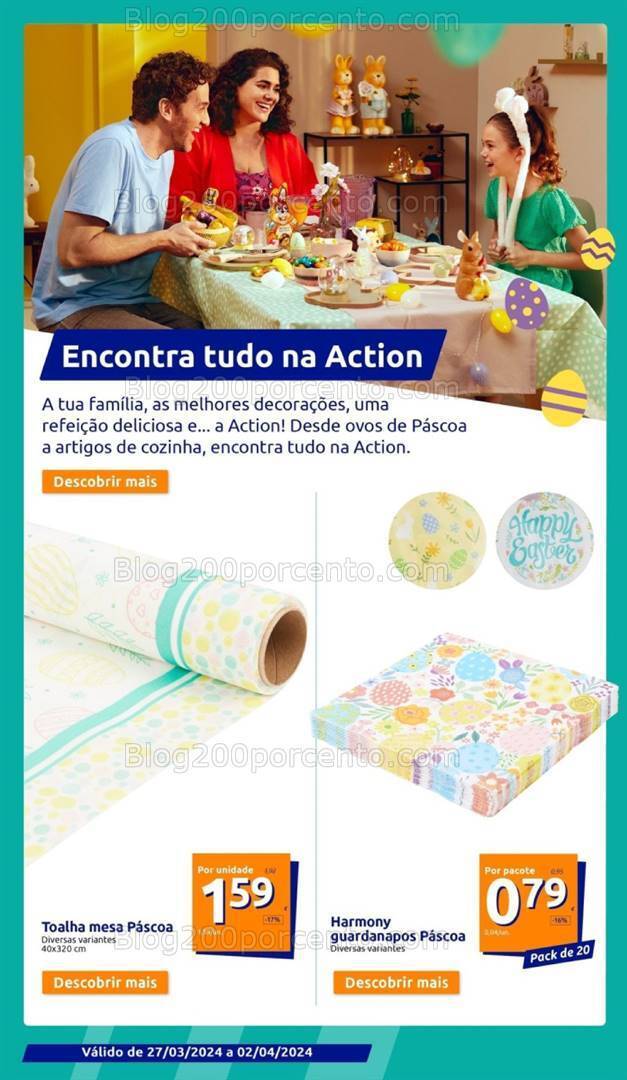 ALERTA - Antevisão Folheto ACTION Promoções de 28 março a 2 abril