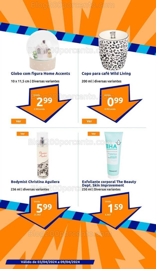 Antevisão Folheto ACTION Promoções de 3 a 9 abril