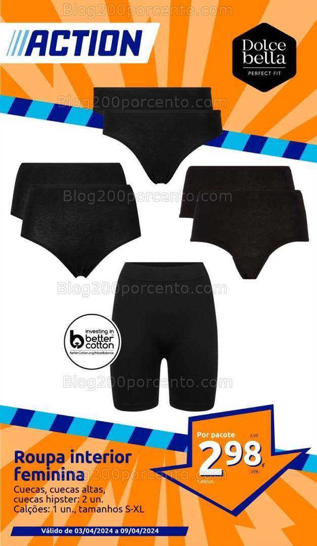 Antevisão Folheto ACTION Promoções de 3 a 9 abril
