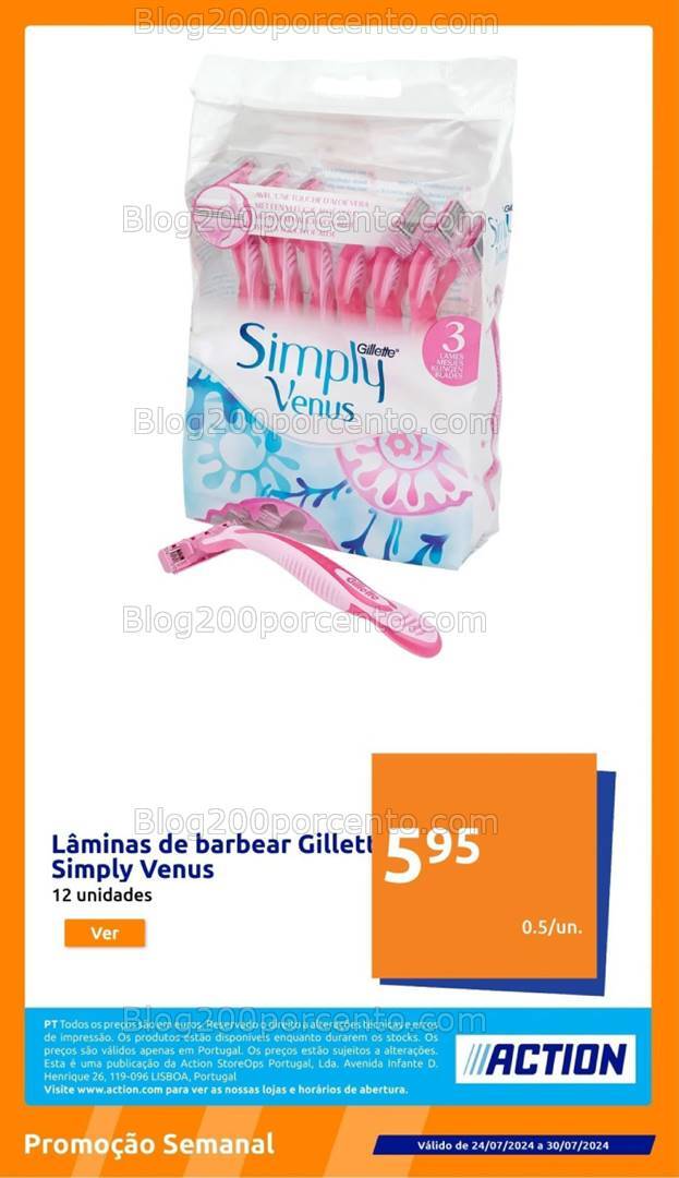 Antevisão Folheto ACTION Promoções de 24 a 30 julho