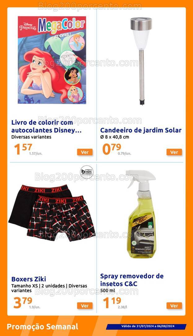 Antevisão Folheto ACTION Promoções de 31 julho a 6 agosto