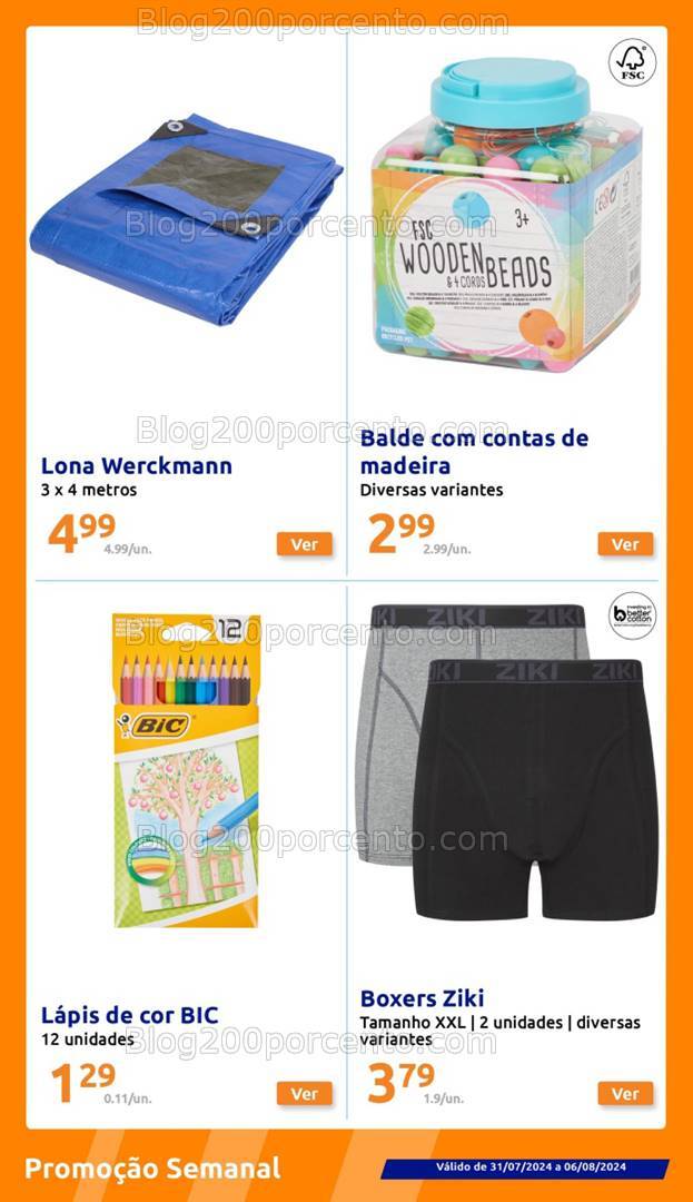 Antevisão Folheto ACTION Promoções de 31 julho a 6 agosto