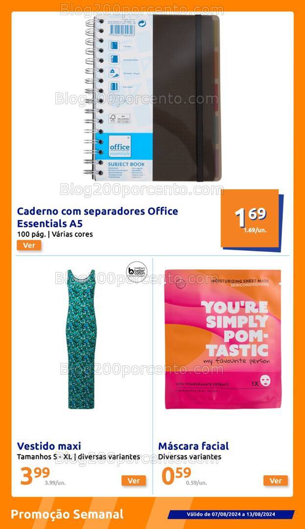 Antevisão Folheto ACTION Promoções de 7 a 13 agosto