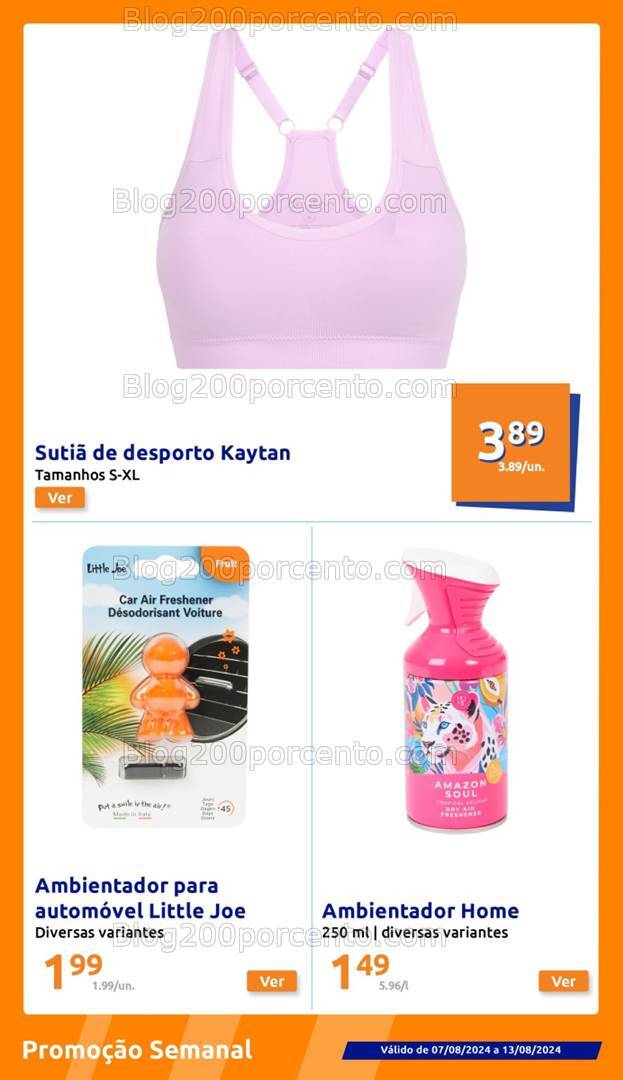 Antevisão Folheto ACTION Promoções de 7 a 13 agosto