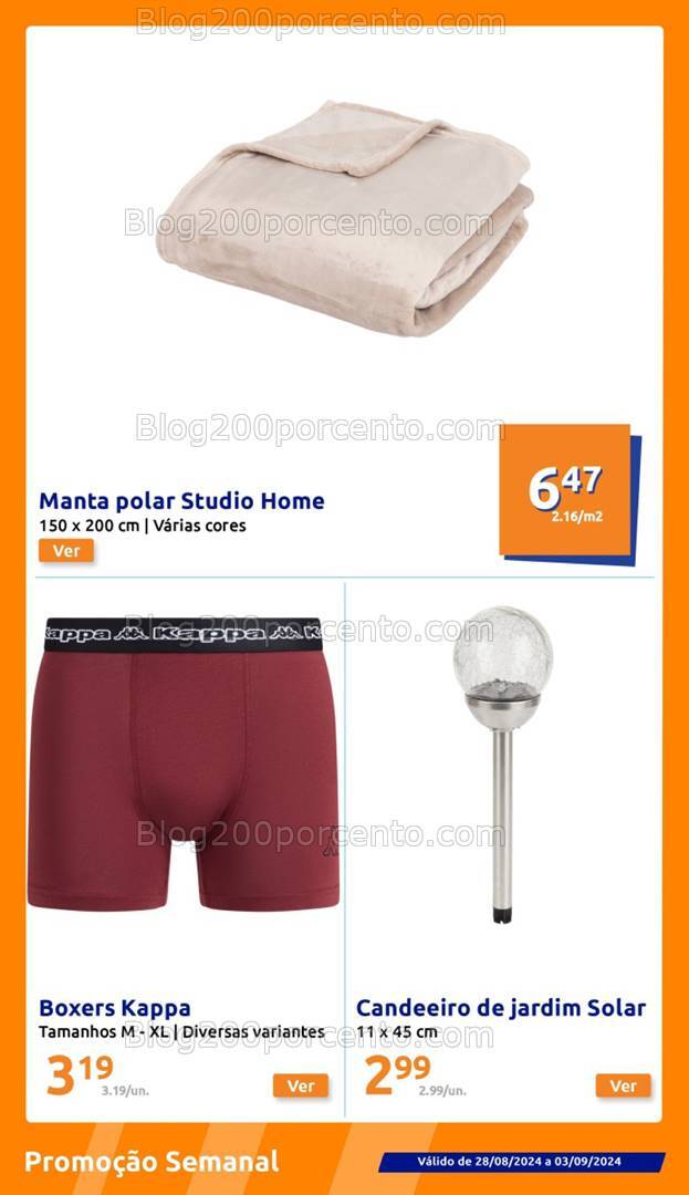 Antevisão Folheto ACTION Promoções de 28 agosto a 3 setembro