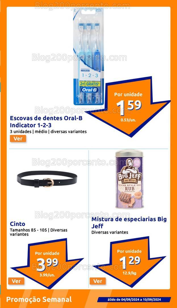 Antevisão Folheto ACTION Promoções de 4 a 10 setembro