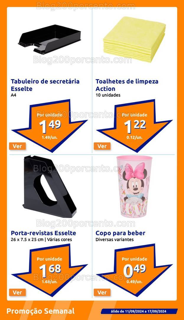Antevisão Folheto ACTION Promoções de 11 a 17 setembro