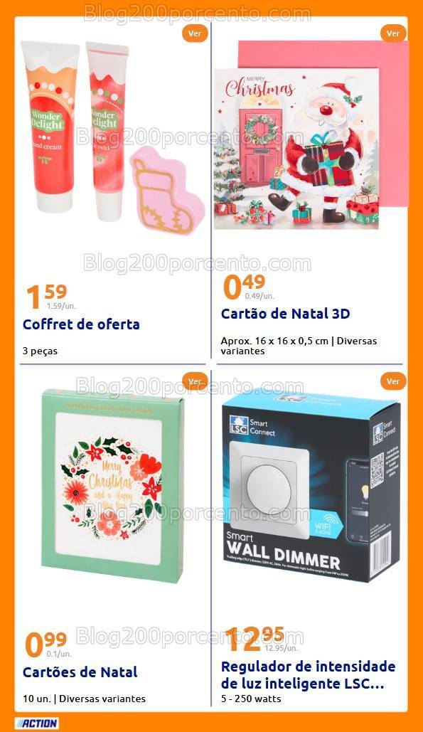 Antevisão Folheto ACTION Promoções de 25 a 31 dezembro