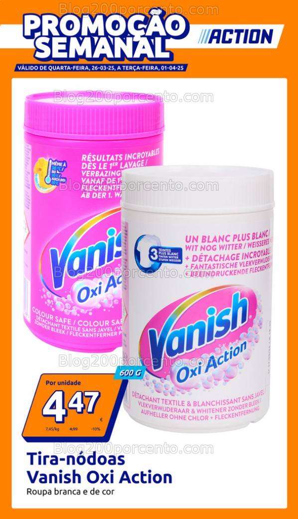 Antevisão Folheto ACTION Promoções de 26 março a 1 abril
