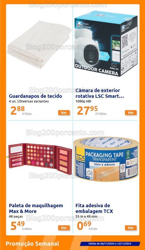 Antevisão Folheto ACTION Promoções de 6 a 12 novembro