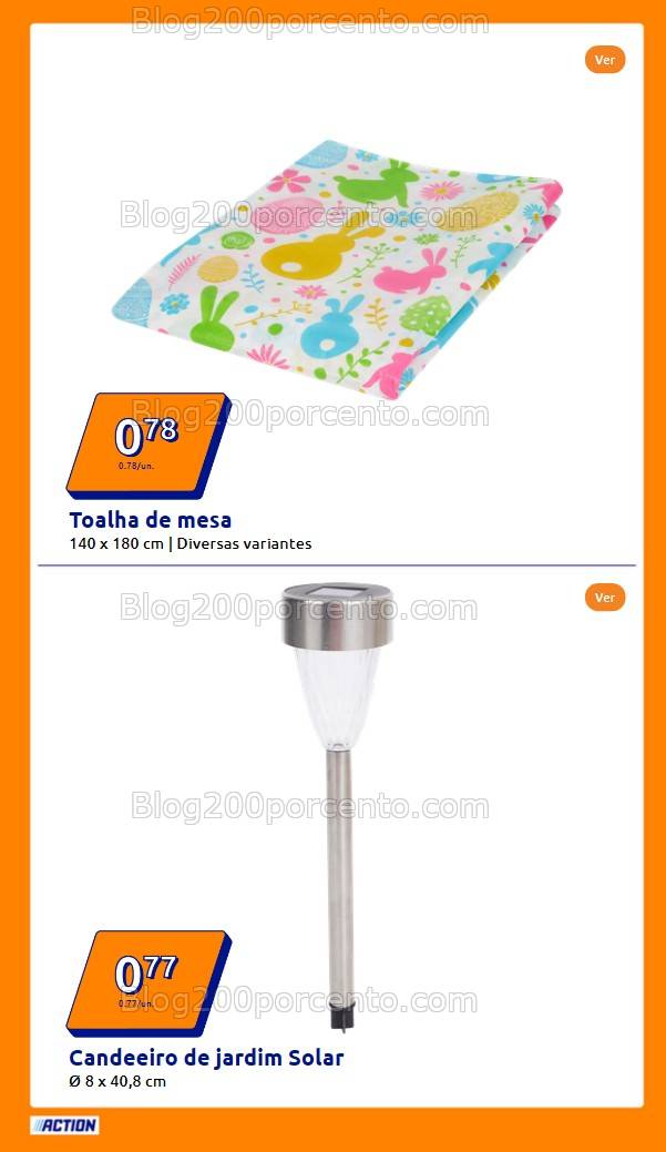 Antevisão Folheto ACTION Promoções de 9 a 15 abril