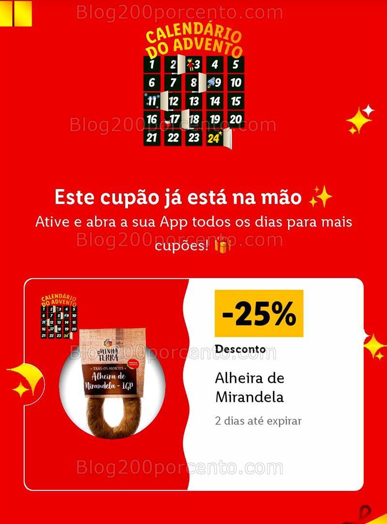 ALERTA - Calendário do Advento LIDL Conheça os descontos - 1 dezembro!
