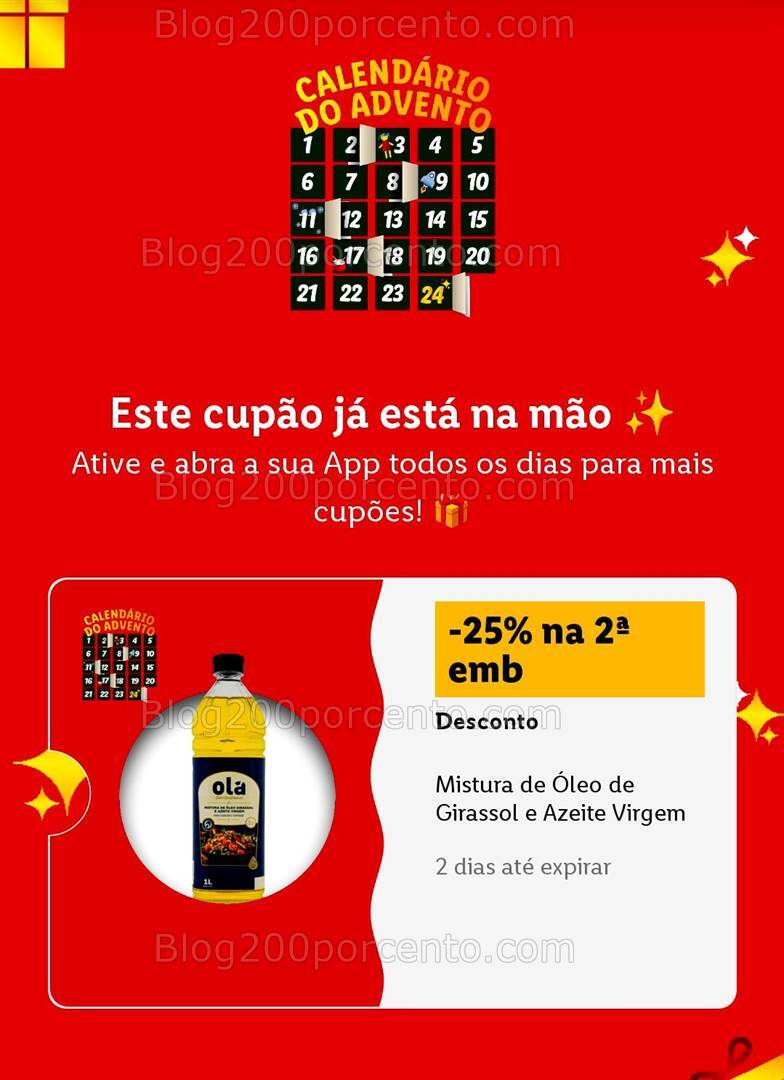 ALERTA - Calendário do Advento LIDL Conheça os descontos - 1 dezembro!