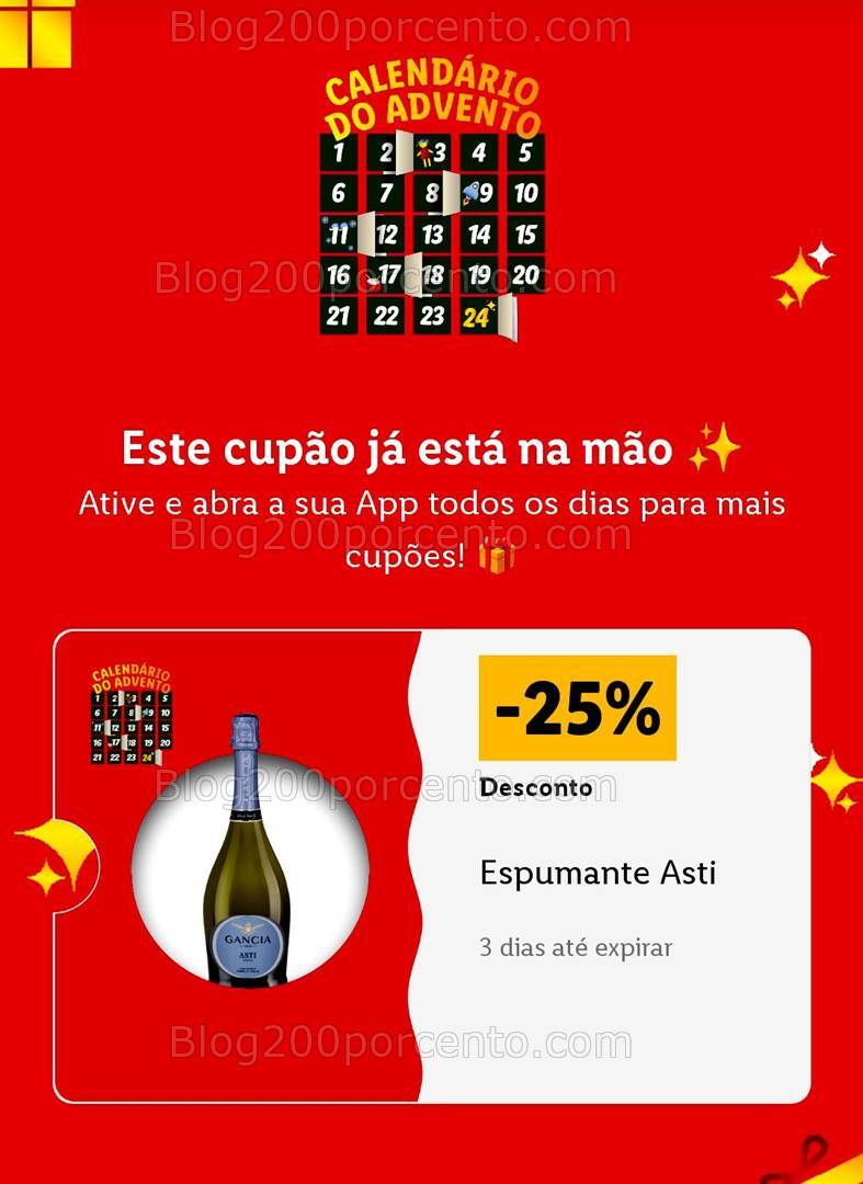 ALERTA - Calendário do Advento LIDL Conheça os descontos - 1 dezembro!